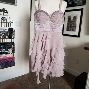 Lipsy London champagne evening dress size 4 US euc